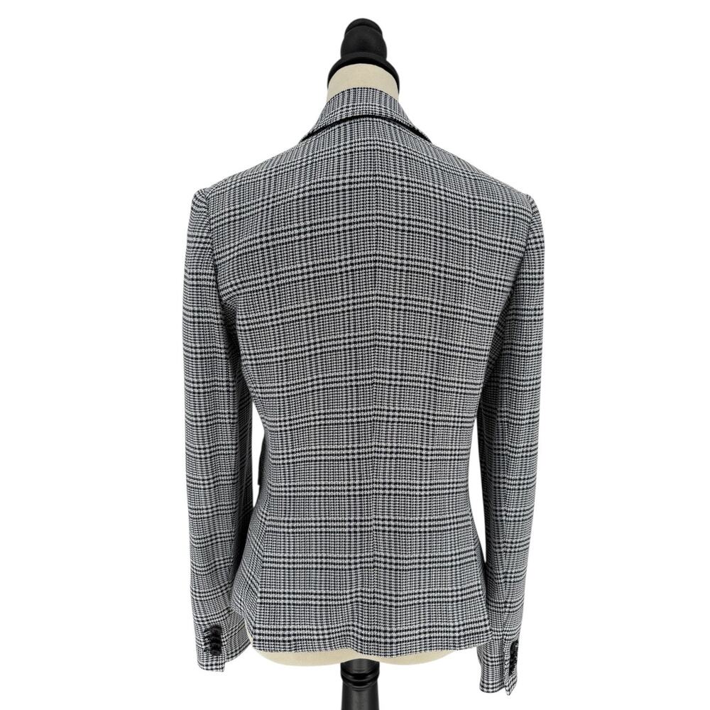 Veronica Beard Schoolboy Leo Dickey Blazer Navy Plaid Jacket Size 6 - Picture 12 of 14